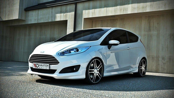 Zderzak przedni spojler Maxton Ford Fiesta MK7 Polift