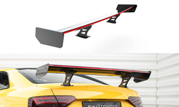 Karbonowy Spoiler Z Wewnętrznymi Wspornikami + LED Maxton Audi A5 Coupe 8T