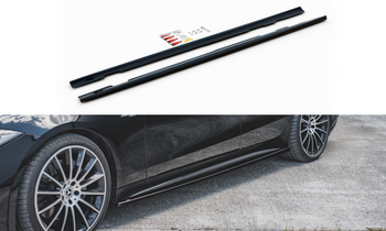 Dokładki progów Maxton Mercedes-Benz CLS AMG-Line C257 (czarny połysk)