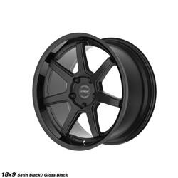 Felga aluminiowa 18" Strom DS-15 18x9 ET33 5x100 Gloss Black / Satin Black Face