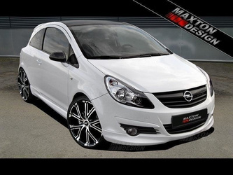 Spoiler Zderzaka Przedniego Maxton Opel Corsa D Przedlift