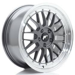 Felga aluminiowa 18" Japan Racing JR23 18x8 ET40 5x112 Hyper Gray w/Machined Lip