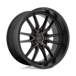 Felga aluminiowa 22" Fuel Clash 22x10 ET-18 6x135 Matte Black Double Dark Tint