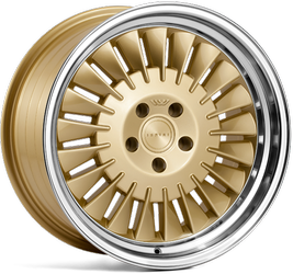 Felga aluminiowa 19" Ispiri Wheels CSR1D 19x10 ET35 5x112 Vintage Gold Polished Lip - Prawa