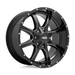 Felga aluminiowa 20" Moto Metal MO970 20x10 ET-18 8x180 Semi Gloss Black Milled