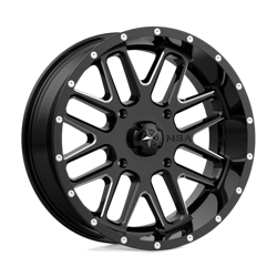 Felga aluminiowa 18" MSA Offroad Wheels M35 BANDIT 18x7 ET0 4x156 Gloss Black Milled