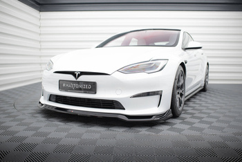 Splitter Przedni V.2 Maxton Tesla Model S Plaid Mk1 Facelift
