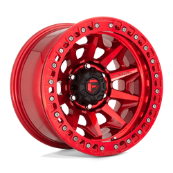 Felga aluminiowa 17" Fuel Covert Beadlock 17x9 ET-38 5x127 Candy Red