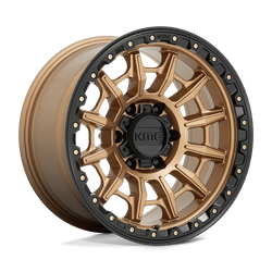 Felga aluminiowa 17" KMC Carnage 17x9 ET0 5x127 Matte Bronze With Black Lip