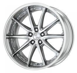 Felga aluminiowa Work Wheels LANVEC LS10 18" GR Silver Cut Clear(GRP)