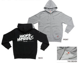 Bluza Work Wheels Hoodie Gray M 240138