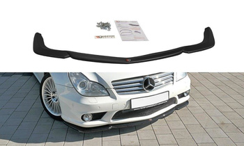 Splitter przedni Maxton V1 Mercedes CLS C219 55AMG (czarny połysk)