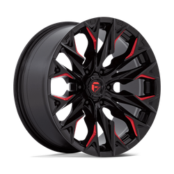 Felga aluminiowa 20" Fuel D823 FLAME 20x9 ET1 6x139,7 Gloss Black Milled