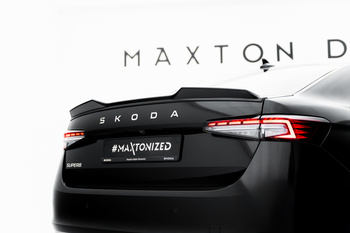 Spoiler Cap 3D Maxton Skoda Superb Sedan Mk4