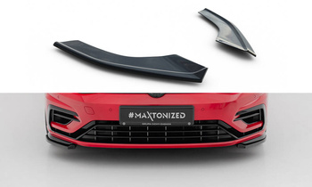 Splittery Przednie Boczne Maxton Volkswagen Golf R / R-Line Mk7 Facelift