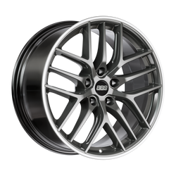 Felga aluminiowa 19" BBS CC-R 19x9 ET26 5x120 Platinum Silver