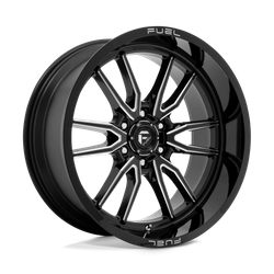 Felga aluminiowa 22" Fuel Clash 22x10 ET-18 6x139,7 Gloss Black Milled