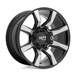 Felga aluminiowa 22" Moto Metal MO804 SPIDER 22x10 ET-18 6x135/139,7 Gloss Black Machined