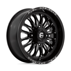 Felga aluminiowa 18" Fuel D821 ARC UTV 18x7 ET13 4x137 Gloss Black Milled