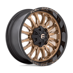 Felga aluminiowa 20" Fuel Arc 20x10 ET-18 8x165,1 Platinum Bronze With Black Lip