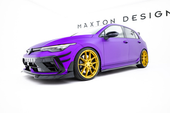 Zestaw Splitterów V.6 Maxton Volkswagen Golf R Hatchback Mk8 Facelift