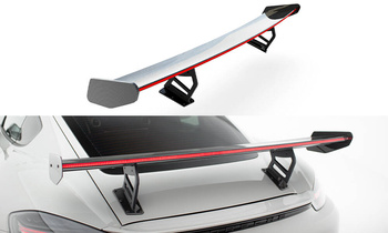 Karbonowy Spoiler Z Wewnętrznymi Wspornikami V.2 + LED Maxton Porsche 718 Cayman 982c