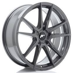 Felga aluminiowa 20" Japan Racing JR21 20x8,5 ET20-45 5H BLANK Hyper Gray