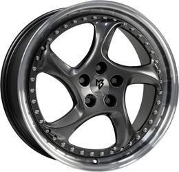 Felga aluminiowa 19" mbDESIGN TURBO S 19x9,5 ET40 5x112 Szary połysk polerowane