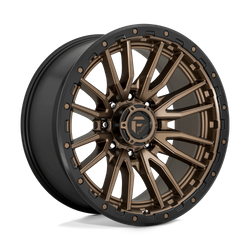 Felga aluminiowa 22" Fuel Rebel 22x10 ET-18 8x165,1 Matte Bronze Black Bead Ring