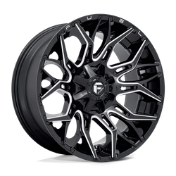 Felga aluminiowa 22" Fuel Twitch 22x10 ET-18 8x165,1 Glossy Black Milled