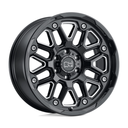 Felga aluminiowa 18" Black Rhino Hollister 18x9,5 ET-18 8x165,1 Gloss Black W/ Milled Spokes