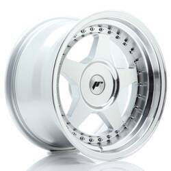 Felga aluminiowa 16" Japan Racing JR6 16x9 ET0-20 BLANK Silver Machined Face
