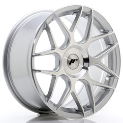 Felga aluminiowa 18" Japan Racing JR18 18x8,5 ET20-45 BLANK Silver Machined Face