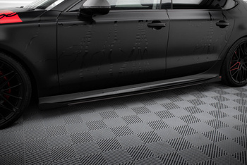 Dokładki progów Street Pro + Flaps Maxton Audi A7 RS7 Look C7
