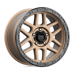 Felga aluminiowa 18" KMC Mesa 18x9 ET25 5x150 Matte Bronze With Black Lip