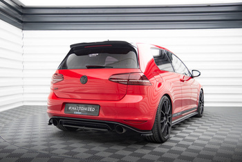 Splitter tylny srodkowy Maxton Volkswagen Golf MK7 GTI Clubsport (czerwony)