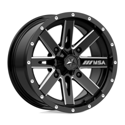 Felga aluminiowa 14" MSA Offroad Wheels M41 BOXER 14x7 ET10 4x156 Gloss Black Milled