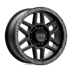 Felga aluminiowa 17" KMC Mesa 17x9 ET18 8x165,1 Satin Black With Gloss Black Lip