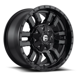 Felga aluminiowa 22" Fuel Sledge 22x10 ET10 6x135/139,7 Matte Black Gloss Black Lip