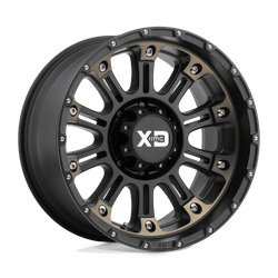 Felga aluminiowa 20" XD Hoss II 20x10 ET-24 5x127 Satin Black Machined Dark Tint