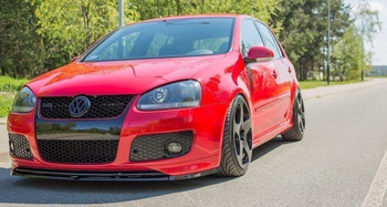 Splitter przedni Maxton Volkswagen Golf MK5 GTI (do zderzaka przedniego 30th) (czarny połysk)