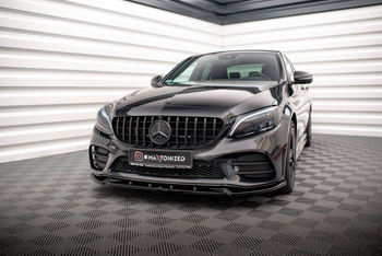 Splitter Przedni V.2 Maxton Mercedes-Benz C AMG Line Sedan / Coupe / Estate W205 / C205 / S205 Facelift