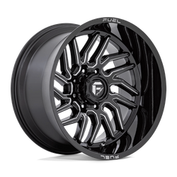 Felga aluminiowa 22" Fuel Hurricane 22x12 ET-44 8x170 Gloss Black Milled