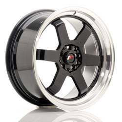 Felga aluminiowa 17" Japan Racing JR12 17x8 ET33 5x100/114 Gloss Black w/MachinedLip