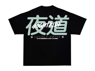 T-shirt Nightride LONELY DRIVE - EXTRA-SMALL