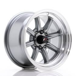 Felga aluminiowa 14" Japan Racing JR19 14x8 ET-13 4x100/114 Gun Metal w/MachinedLip