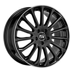 Felga aluminiowa 20" MSW 30 20x9,5 ET22 5x112 Gloss Black Diamond Lip