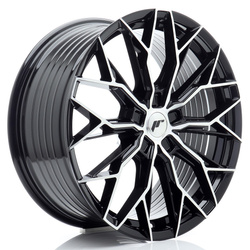 Felga aluminiowa 20" Japan Racing JR49 20x9 ET20-51 5H BLANK Gloss Black Machined Face