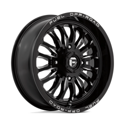 Felga aluminiowa 20" Fuel D821 ARC UTV 20x7 ET13 4x137 Gloss Black Milled