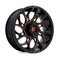 Felga aluminiowa 18" Fuel D780 RUNNER UTV 18x7 ET13 4x156 Gloss Black Milled Orange